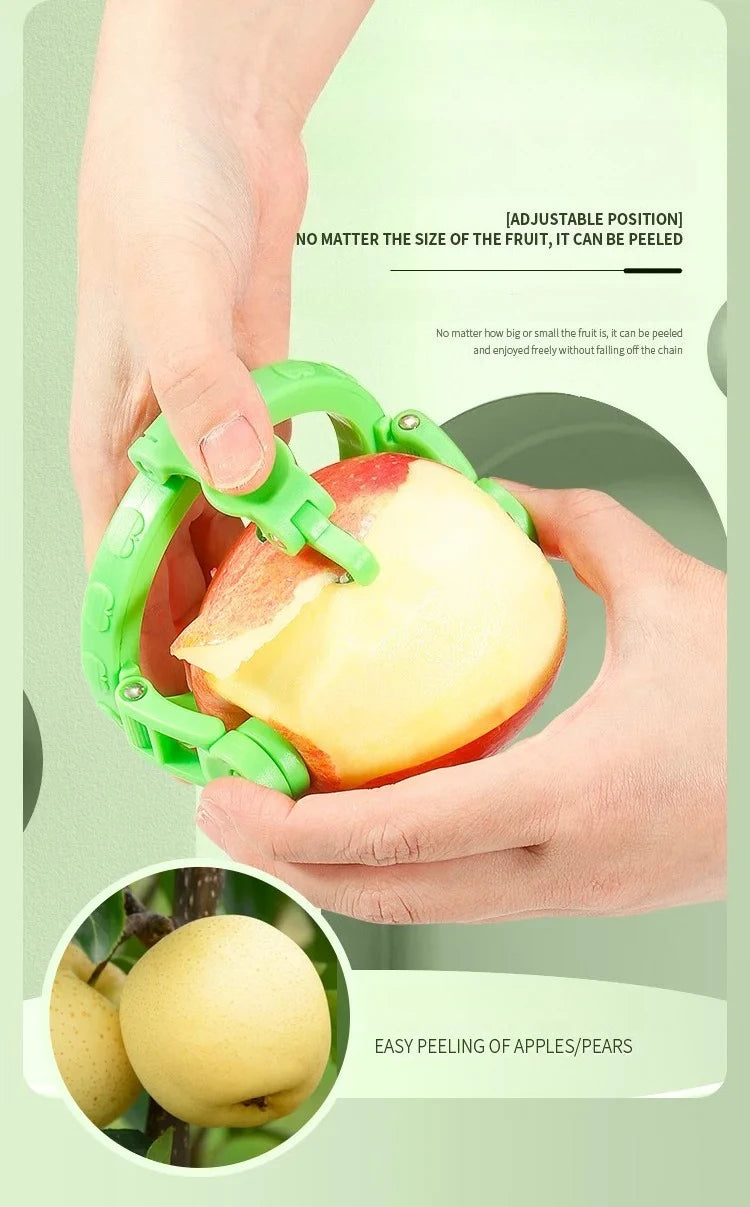 Handheld Rotary Apple Peeler Spiral Slicer