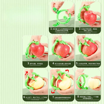Handheld Rotary Apple Peeler Spiral Slicer