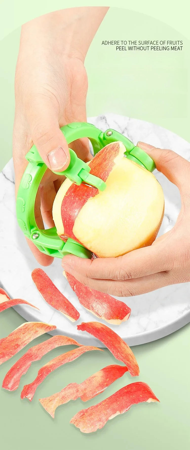 Handheld Rotary Apple Peeler Spiral Slicer